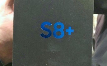 Samsung Galaxy S8+ retail box reveals package contents