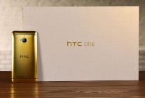 HTC One (from 2013) plated in 24K Gold... this leprechaun needs to upgrade more often