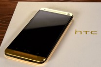 HTC One (from 2013) plated in 24K Gold... this leprechaun needs to upgrade more often