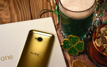 HTC's Pot-O-Gold contest: you can win a gold-plated HTC One from 2013
