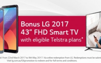 LG G6 pre-orders in Australia include a free 43-inch smart TV
