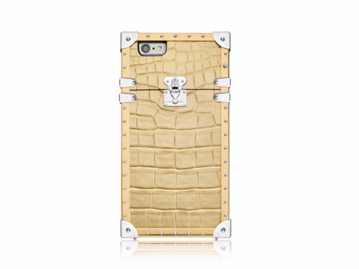 iPhone Luxury Branded Trunk Leather Phone Case