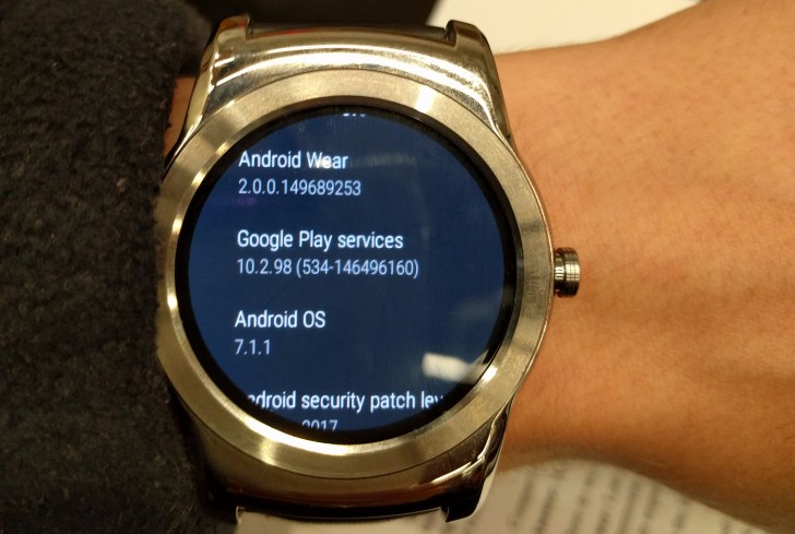 Lg android wear on sale 2.0