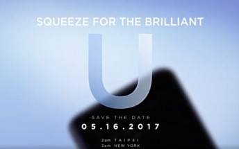 HTC U flagship to be officially unveiled on May 16