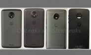 Press renders for the Moto C, C Plus, E4, and Z2 all leak