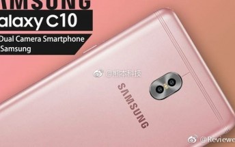 Galaxy C10 leaks, Samsung's first dual-camera smartphone