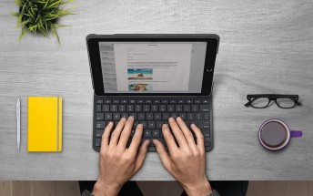 Logitech Slim Folio iPad case offers full size keyboard, four-year battery life
