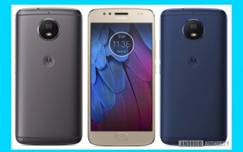 Moto G5S leaks in three colors and a full-metal body