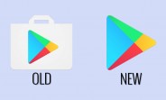 Play Store icon loses the bag in favor of modernity 