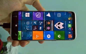 Alleged Galaxy S8 running Windows 10 Mobile appears