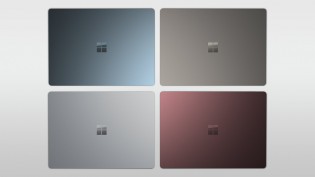 Surface Laptop in Cobalt Blue, Platinum, Graphite Gold and Burgundy