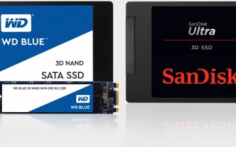WD and SanDisk unveil new SSDs: starting at $100 for 250GB, built on 64-layer 3D NAND