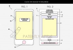 Apple patent drawings of possible new locations for Touch ID