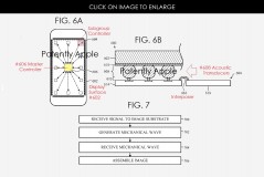 Apple patent drawings of possible new locations for Touch ID
