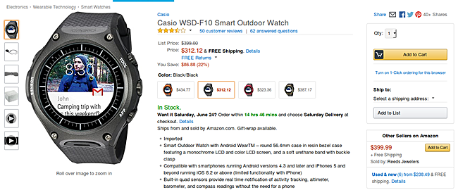 Wsd f10 cheap casio price