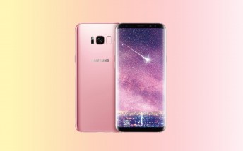 Rose Pink Galaxy S8+ announced in Taiwan