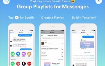 Spotify now lets you create group playlists in Facebook Messenger