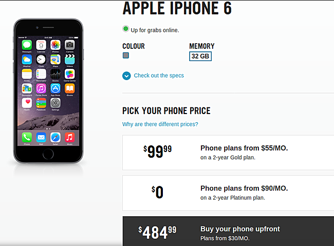 32GB Apple iPhone 6 goes on sale in Canada - GSMArena.com news