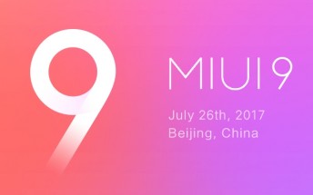 Xiaomi Mi 6 and Redmi Note 4X to get MIUI 9 on August 11