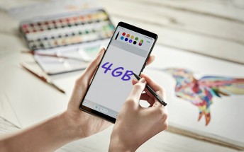 Samsung Galaxy Note8 with 4GB of RAM shows up at TENAA