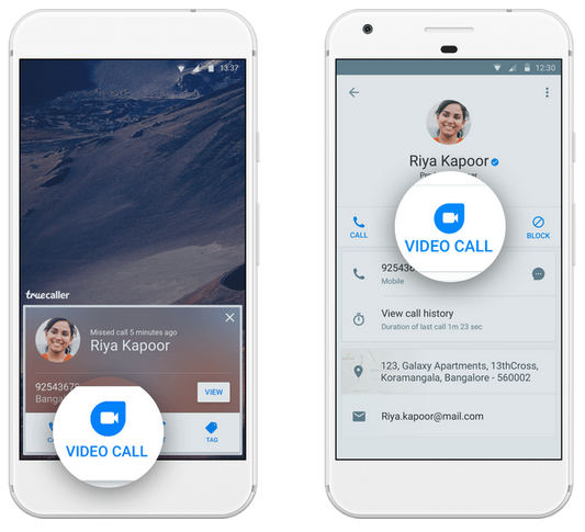 google duo video call android