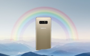 Samsung Galaxy Note8 color options leak, as do some of its wallpapers