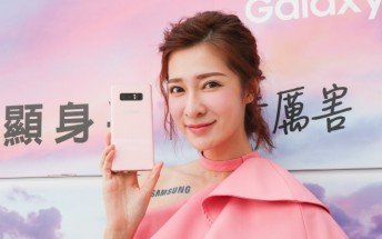 Samsung launches Pink Galaxy Note8 in Taiwan