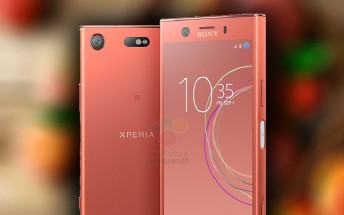 Sony Xperia XZ1 Compact renders leak in Pink