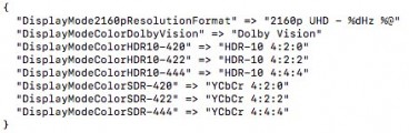 Apple TV 4K configuration shows 4K HDR support