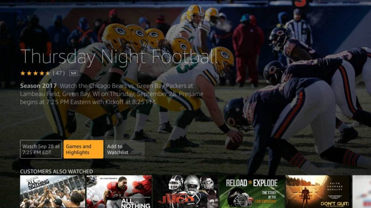 New Alexa Voice Commands Debut for Fire TV Debut on Thursday Night Football  