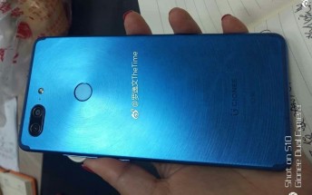 Gionee M7 now stars in leaked live images, showing bezel-less front and dual rear camera