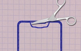 Samsung patents bezel-less design with a cutout for the selfie camera