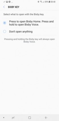 Samsung finally allows you to disable the Bixby key