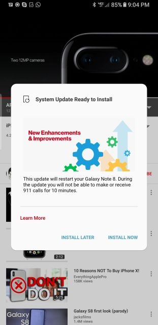 verizon note 8 adguard