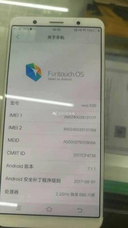 vivo X20 Face Unlock and Snapdragon 660