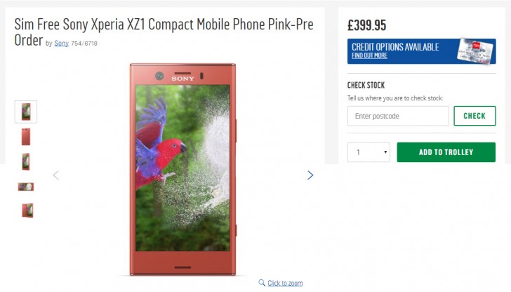 Deal: Sony Xperia XZ1 Compact for £400 (it's normally £500)