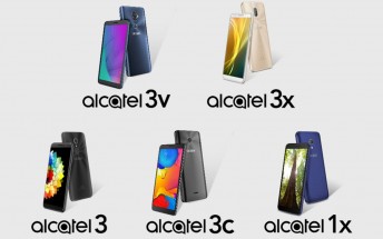 Six upcoming Alcatel smartphones show up in leaked render