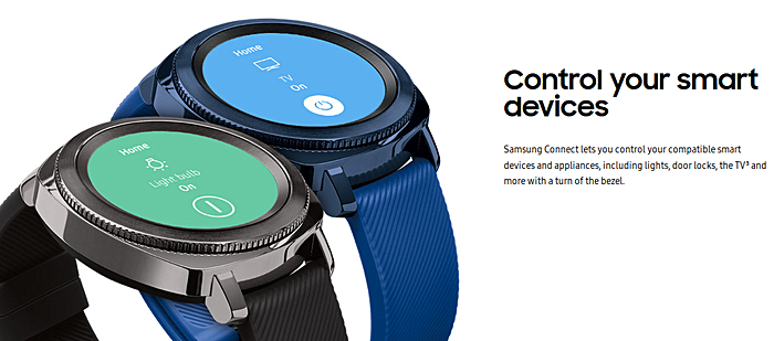 Samsung Gear Sport lets you control smart devices with a turn of