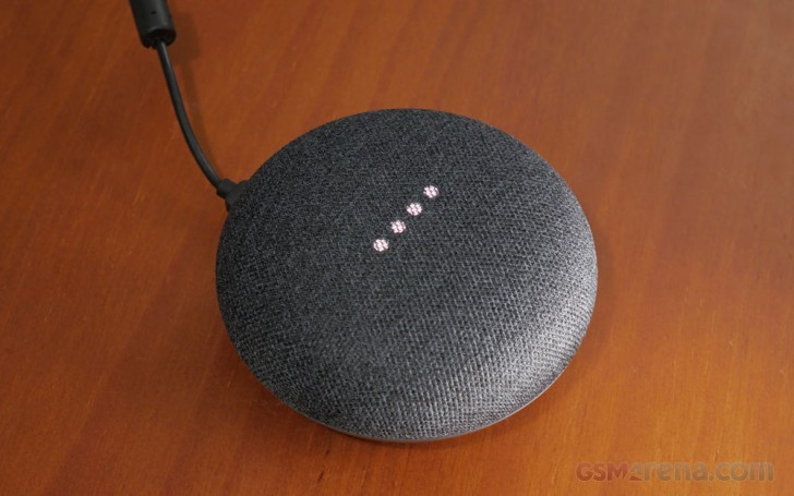 Google home store mini volume touch