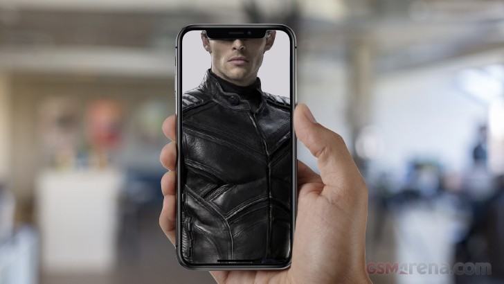 The iPhone X notch looking more like Cyclops from the X-Men