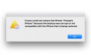 Here's how to deal with iTunes' corrupted or incompatible backup error