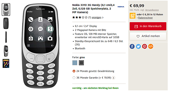 nokia 3310 3g gsmarena