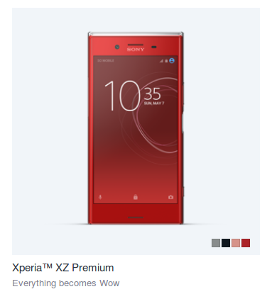 Red Sony Xperia XZ Premium now available outside Japan - GSMArena 