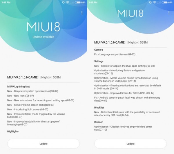 MIUI 9 Global ROM starts hitting Xiaomi Mi 6