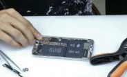 iPhone X torn down on video, reveals dual batteries