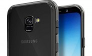 Samsung Galaxy A5 (2018) shows off its Infinity Display in a case