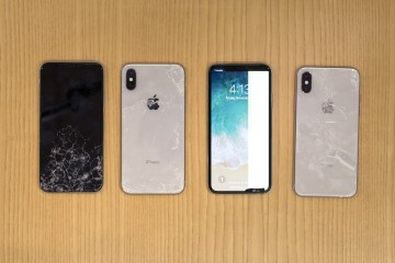 iPhone X shows its battle scars