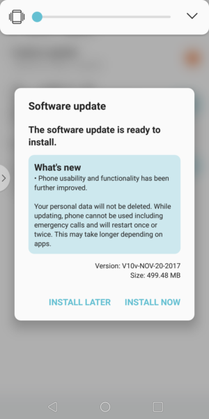 LG V30 is getting a new update - GSMArena.com news