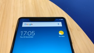 Xiaomi Mi Mix 2 with a faux screen notch