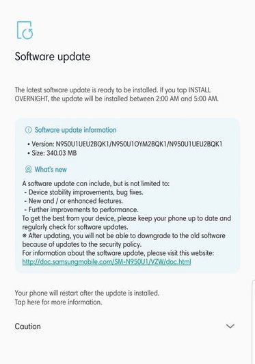 verizon note 8 adguard